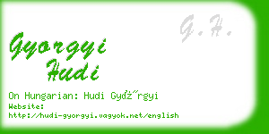 gyorgyi hudi business card